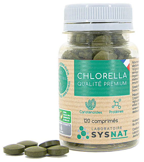 Chlorella bio - pilulier de 120 comprimés