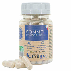 Sommeil combo 8 actifs - pilulier de 60 gélules