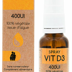 Vitamine D3 400UI - Spray Flacon de 20mL