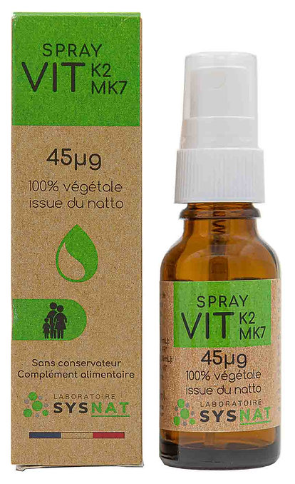 Vitamine K2 45µg - Spray Flacon de 20mL